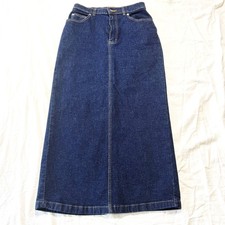 Marks and Spencer Long Denim Skirt - Size 8