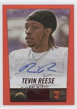 2014 Panini Hot Rookies Rookie Signatures Red 8/75 Tevin Reese #429 Auto 0s5