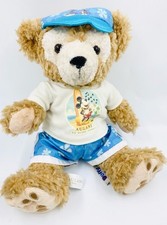 Disney Parks Duffy Stuffed Bear Aulani Resort Hawaii Hat Shirt Plush Collectible
