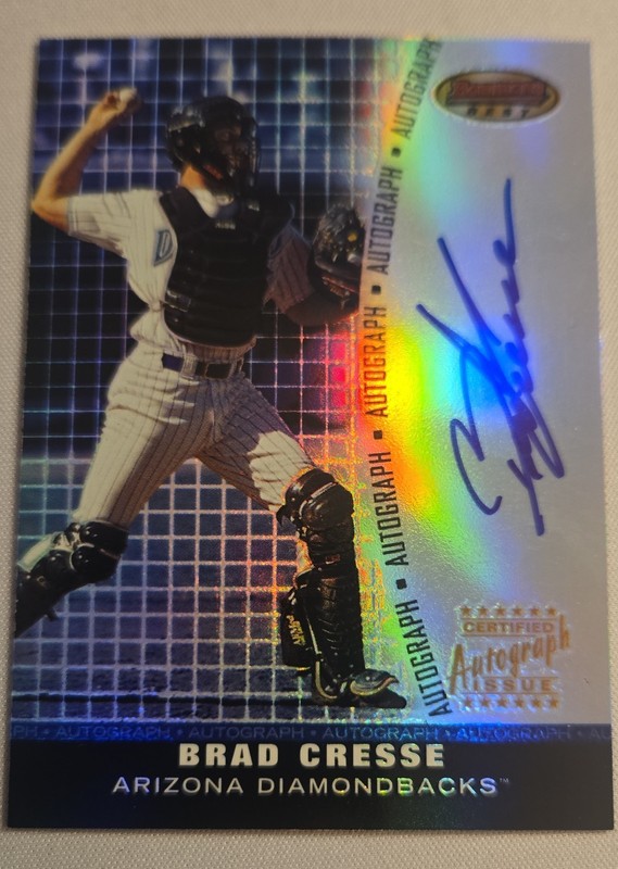 2001 Bowman's Best - Autograph Brad Cresse #BBA-BC (AU)