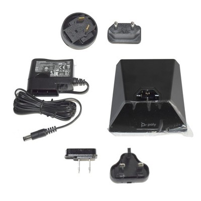 HP Poly Savi 8210 8220 UC Charging Station With AC Adapter 783M9AA 217391-01