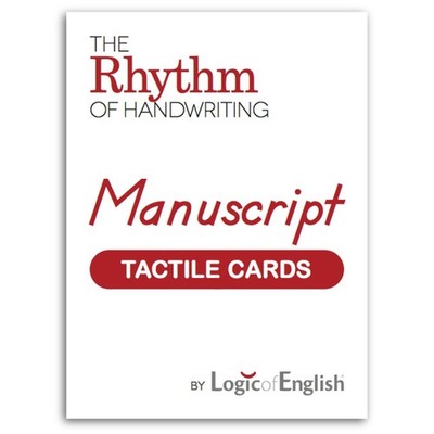 The Logic of English Rhythm of Handwriting Manuscript Tactile Cards - paperb...