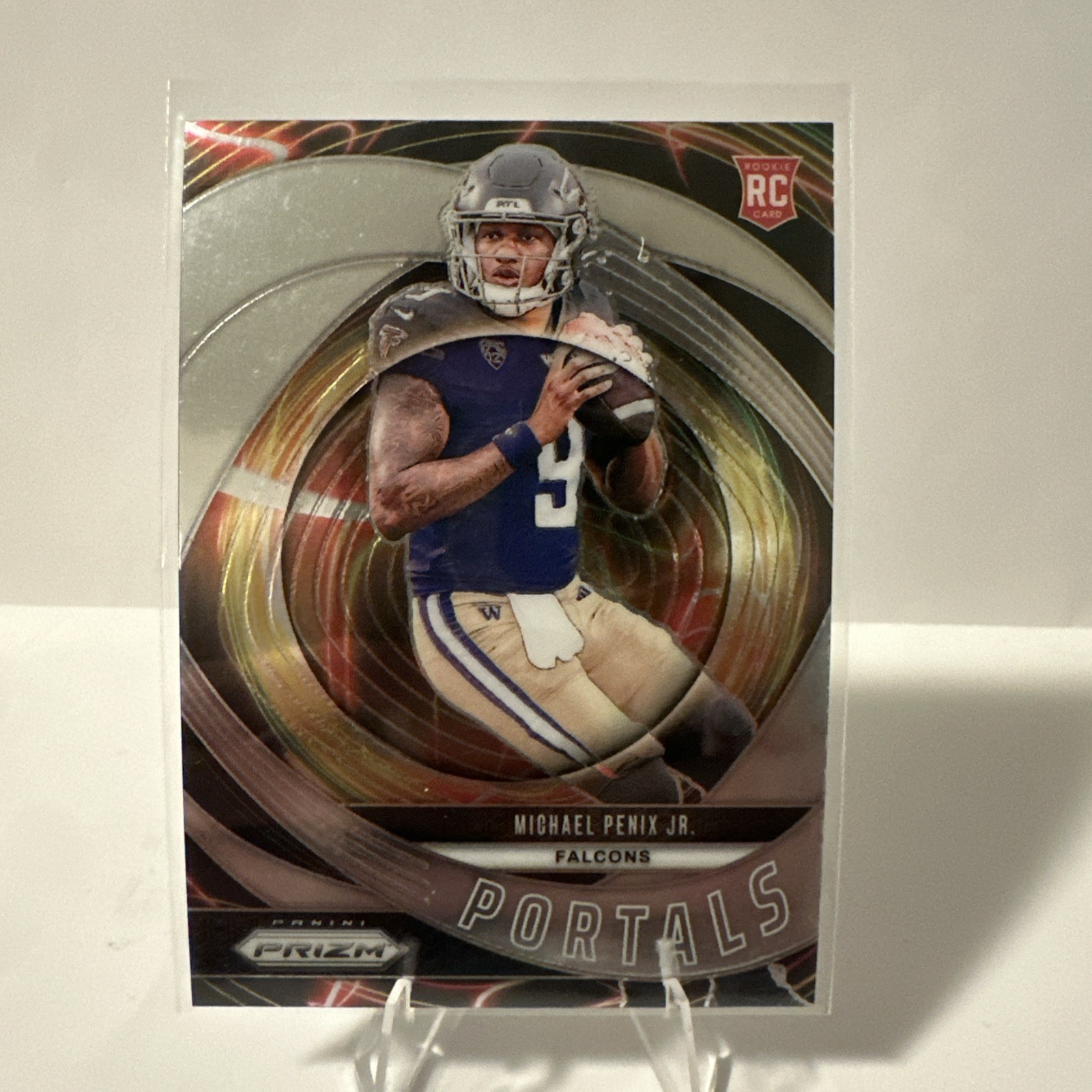 2024 Panini Prizm - Portals Michael Penix Jr. #6 Silver Prizm (RC)