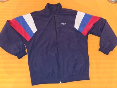 Snipes Trainingsjacke Blau Schulterstreifen Neuwertig Gr.M Polyamid Innen Tasche