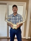 Nice Perfect 123” Wild 8 pointer Whitetail Deer Antler  Horn European skull shed — photo 5