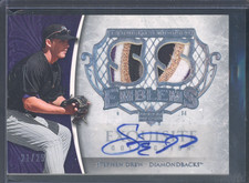 2006 Upper Deck Exquisite Collection STEPHEN DREW #EE-SD Emblems Patch Auto /25