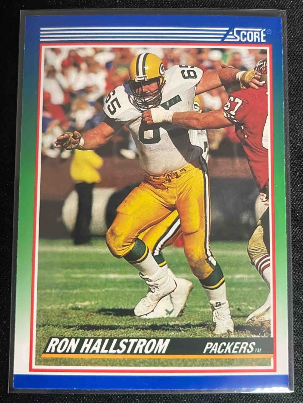 1990 Score Ron Hallstrom #337 RC Packers