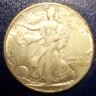 1944  LIBERTY WALKING TYPE! U.S. HALF DOLLAR! 90% SILVER!