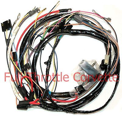 1974 Corvette Wiring Harness Engine Manual Small Block US Reproduction