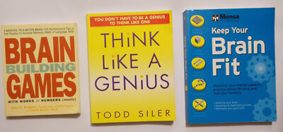 Brain Building Games, Think Like a Genius and Keep Your Brain Fit Mensa IQ Learn