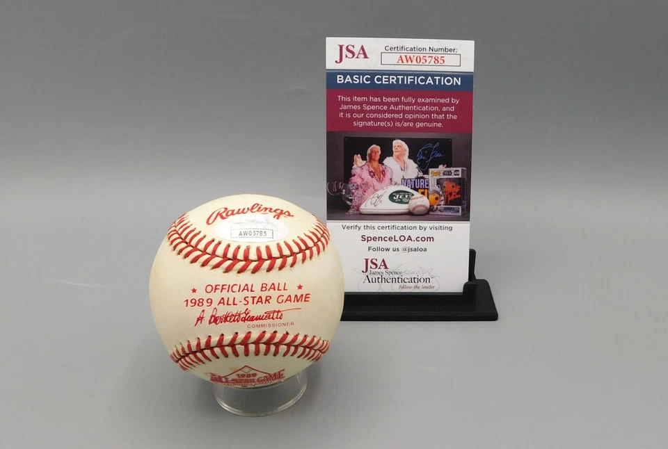 MARK MCGWIRE Signed Rawlings 1989 All-Star Game Baseball JSA Certified Authentic - Image 2 of 2