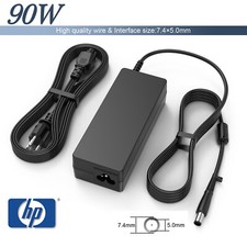 19V 4.74A 90W AC Adapter Power Supply Charger Cord For HP Laptop 709566-001