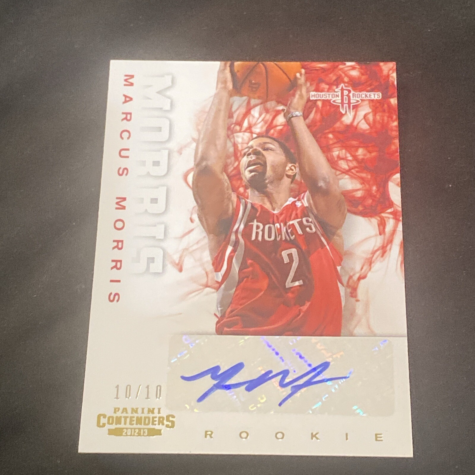 Marcus Morris 2012 Contenders Auto Autograph #264 10/10