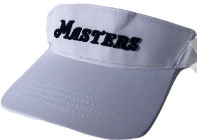 2022 MASTERS WHITE PERFORMANCE VISOR HAT AUGUSTA NATIONAL GOLF ADJUSTABLE NEW