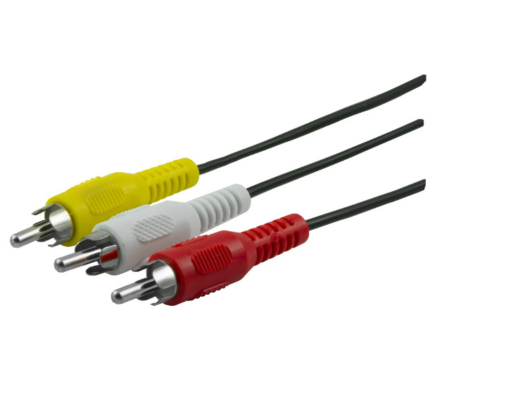 Onn Composite A/V Cable for TVs/Satellite/Cable Boxes/DVD Players/Gaming Systems