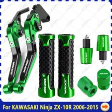 Leviers Longue Portée CNC Rouge Pour Kawasaki ZX-10R Ninja 2008-2010 - Neuf Sous Emballage