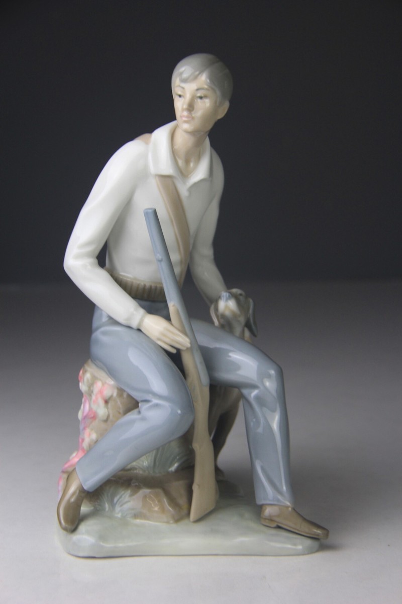 リヤドロ　lladro 「Hunting Boy」ハンティング　ボーイ 楽天市場】リヤドロ 希望をのせて 01001888 LLADRO ハイポーセリン作品