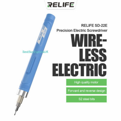 Akkuschrauber Elektroschrauber ReLife SD-22E Präzisions Reparatur Handy Tablet USB-C