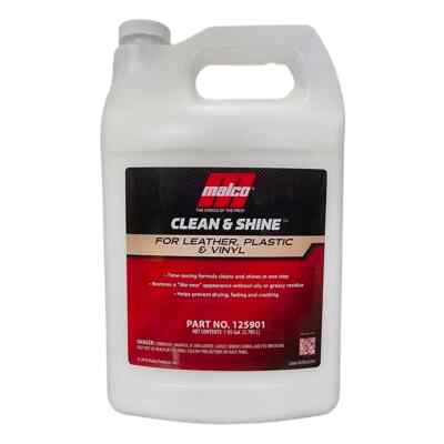 Malco Clean N Shine 1 Step Interior Non Greasy 1Gallon NEW STOCK