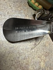 Smithey  s Store Newton NC Metal Shoe Horn Vintage Advertising