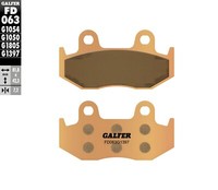 BremsbeläGe Galfer FD063G1397 Sinter-Metall Quads Vorne 7,2Mm FüR Honda ATC