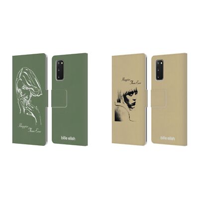 BILLIE EILISH HAPPIER THAN EVER BRIEFTASCHE HÜLLE HUELLE FÜR SAMSUNG HANDYS 2