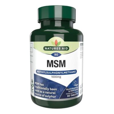   Natures Aid MSM 1000mg 90 Tabletten