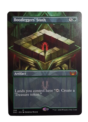 Bootlegger's Stash (Full Art) - NM / M - MTG Magic: The Gathering