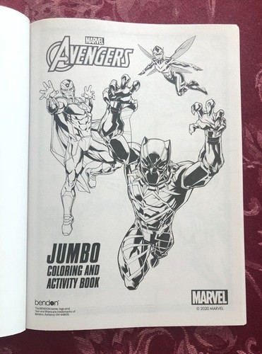NEW Marvel Avengers Jumbo Coloring & Activity Book The Mighty Avengers! - Bild 3 von 6