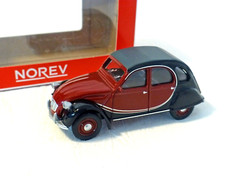 Citroen 2CV Charleston Rosso-Nero, NOREV, 1:64