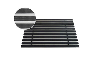 ACO 100x50 Gummimatte ALU Fußmatte Türmatte Schuhabstreifer Eingangsmatte Gummi