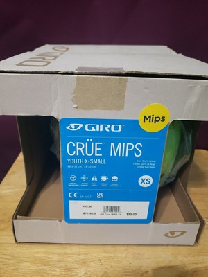 Giro Crue Mips Youth Ski Snow Helmet Extra Small Ano Lime