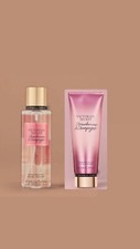 Victoria  s Secret Strawberries  Champagne Body Mist and Lotion Set