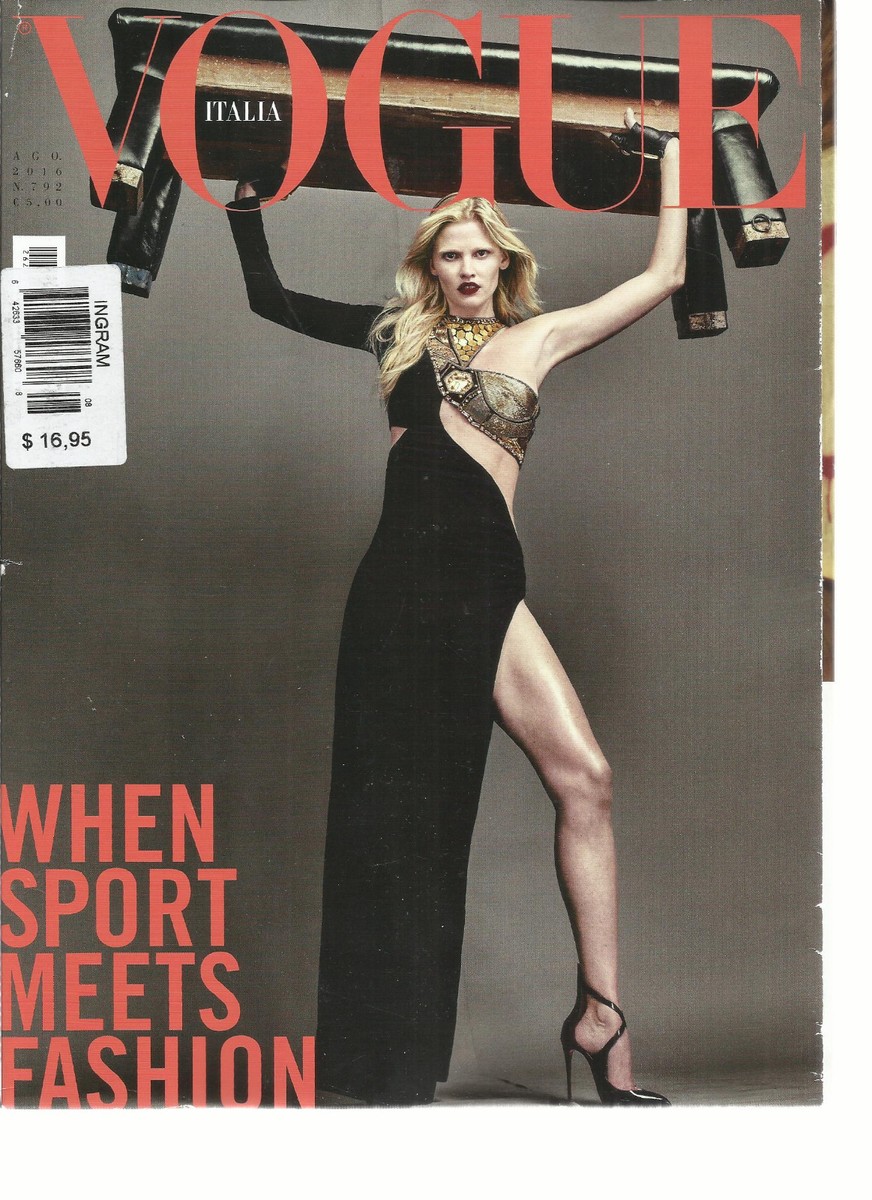 VOGUE ITALIA MAGAZINE, WHEN SPORT MEETS FASHION AGOSTO, 2016 NO