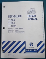 New Holland TL80A TL90A TL100A Tracteur Hydrauliques Frein Service Repair Manuel