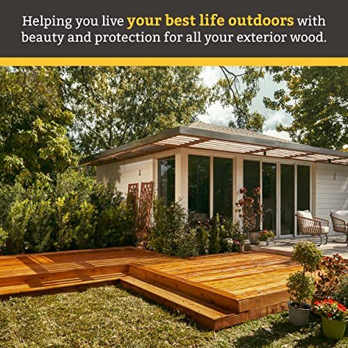 Cabot Wood Toned Stain + Sealer, Low VOC Exterior Natural Wood Stain