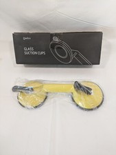 Double Suction Cups Heavy Duty for Glass Lifting w/ Aluminum Vacuum Plate Handle