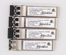 Finisar FTLF8528P2BNV-EM 8GB 850nm 150m SFP FC Mini-GBIC Transceiver Lot of 4 
