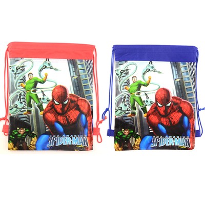spiderman drawstring backpack