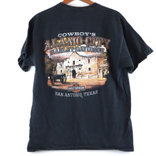 Harley Davidson Alamo City Texas Cowboys Pocket Shirt 2012 Men's Large