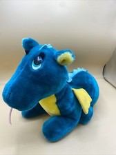 Vintage 1987 Dakin Fun Farm 16" Green Puff The Magic Dragon Plush Toy