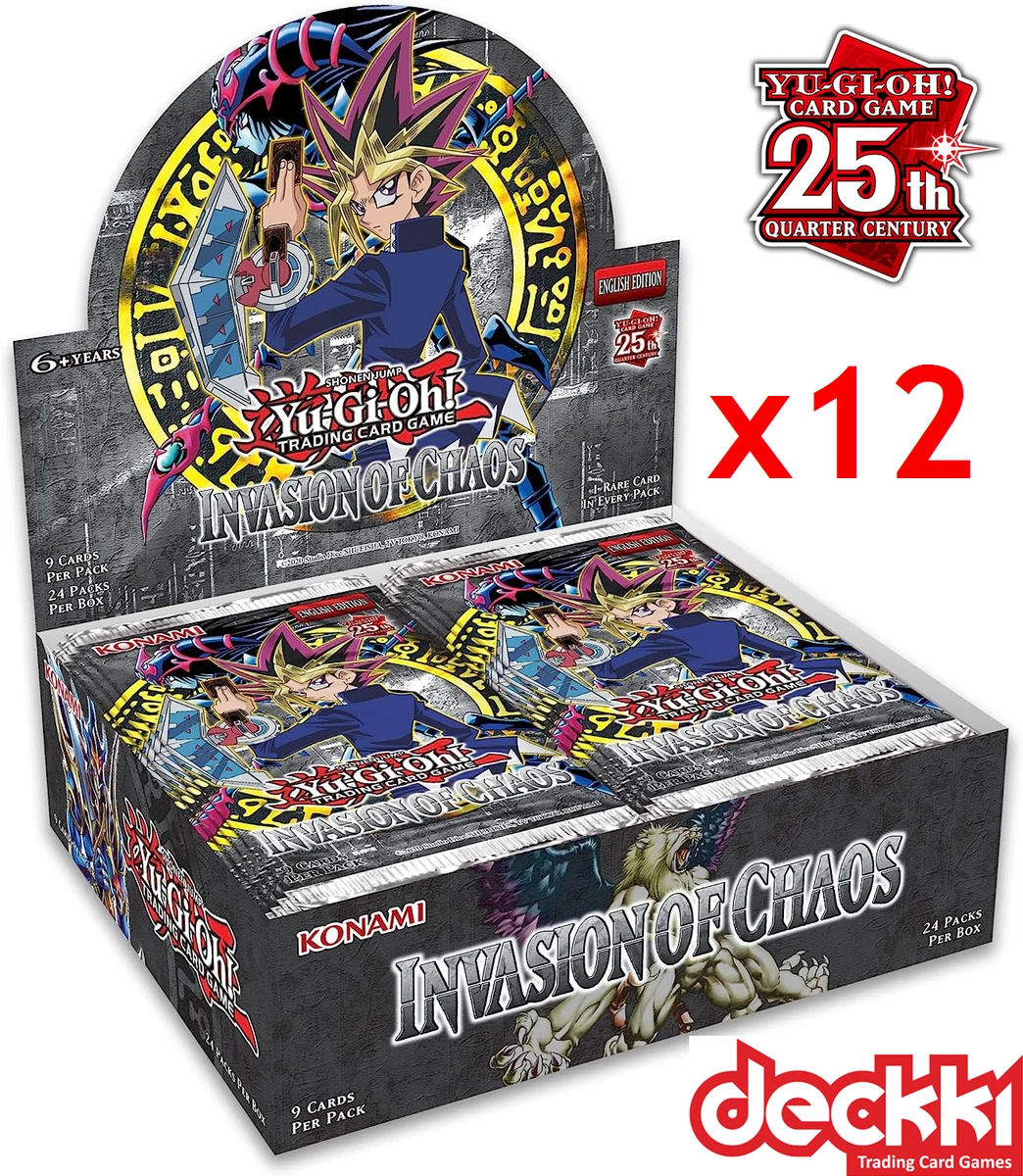 Yu-Gi-Oh! TCG Invasion of Chaos Sealed Collectible Card Game Boxes