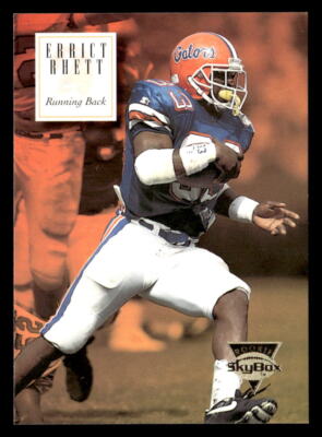 Eric Rhett Rookie Card Errict Rhett 1994 SkyBox Premium Rookie Card #188 Tampa Bay Buccaneers ...