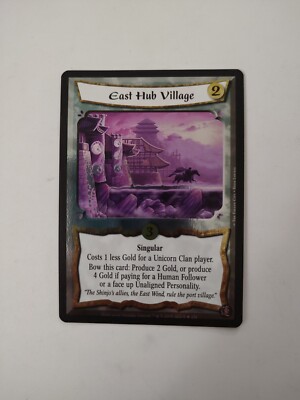 East Hub Village Foil - Rise of the Shogun - Legend of the Five Rings L5R CCG NM