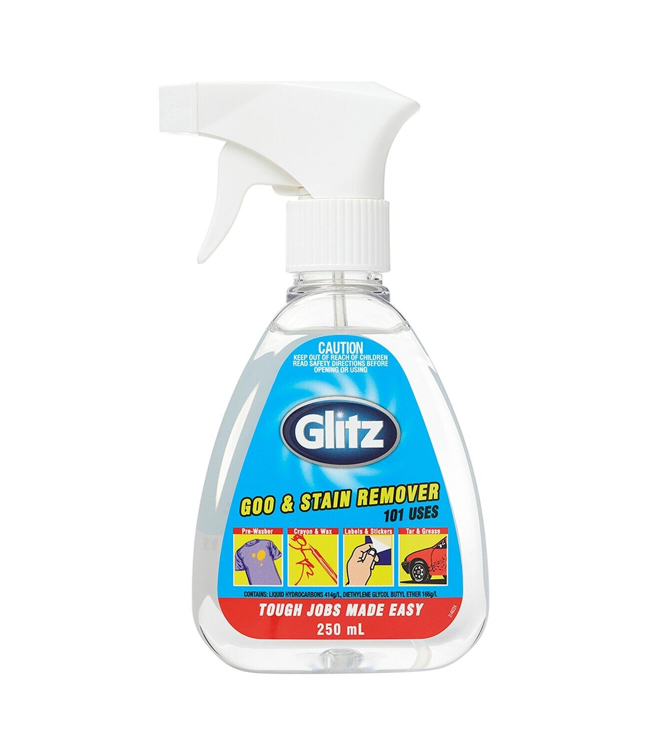 Glitz Goo And Stain Remover Spray Label Sticker Tape Residue Cleaner