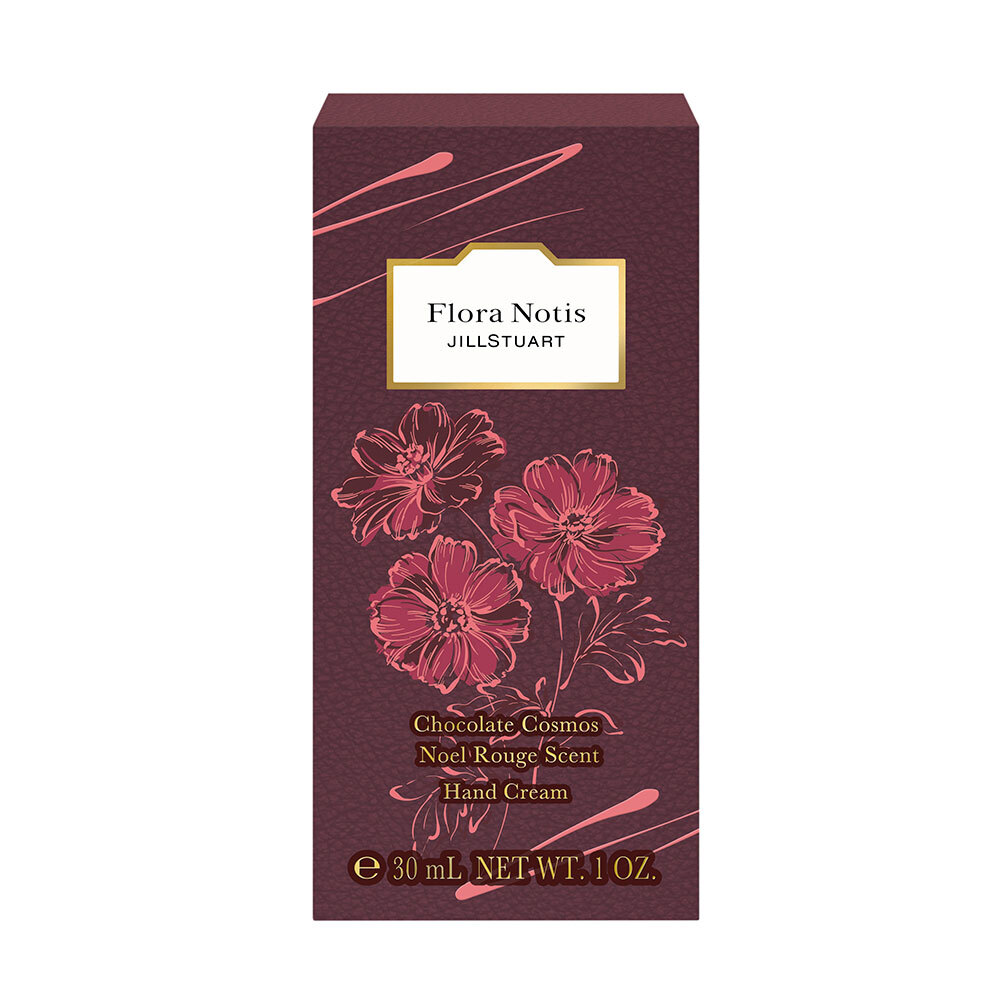 FLORA NOTIS JILL STUART Chocolate Cosmos Noel Rouge Scent Hand