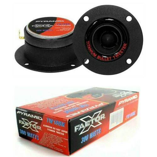 PYRAMID TW18BK coppia di super tweeter neri 150 watt rms altoparlanti 9,80 cm - Foto 10 di 10
