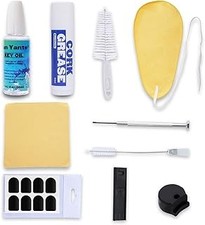 Clarinet Cleaning Kit 10-in-1, Clarinet Care Maintenance Set with Key Oil, Cork