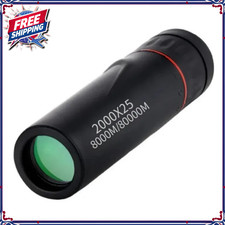 2000x25 HD Monocular Telescope Mini Portable Mobile Phone Camping with Holder