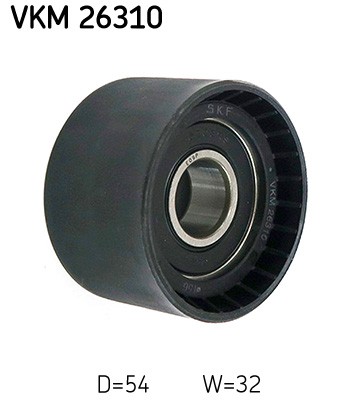 Right SKF VKM 26310 Deflection/Guide Pulley, timing belt for RENAULT
